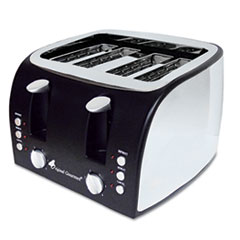 4-Slice Multi-Function
Toaster with Adjustable Slot
Width, Black/Stainless Steel