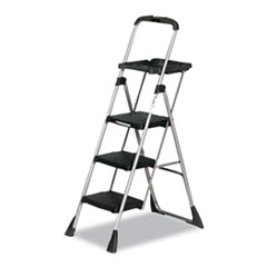 Max Work Steel Platform Ladder, 22w x 31d x 55h,
