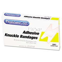 First Aid Fabric Knuckle
Bandages, 8/Box