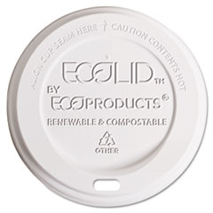 EcoLid Renewable &amp; Compost
Hot Cup Lids, Fits 10-20oz
Hot Cups, 50/PK, 16 PK/CT
