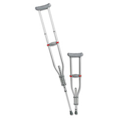 Quick Fit Push Button Aluminum Crutches,