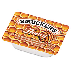 Smucker&#39;s Honey, Single
Serving Packs, .5oz,
200/Carton