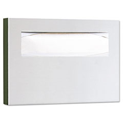 Stainless Steel Toilet Seat Cover Dispenser, 15 3/4 x 2 x
