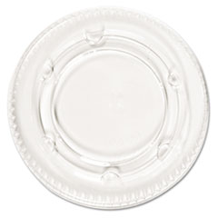 Crystal-Clear Portion Cup Lids, Fits 1.5-2.5oz Cups,