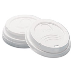 Dome Hot Drink Lids, 8oz
Cups, White, 100/Sleeve, 10
Sleeves/Carton