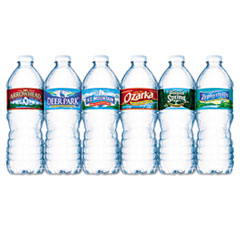 Bottled Natural Spring Water,
.5L, Bottles, 24/Carton