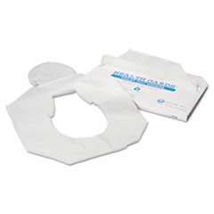 Health Gards Toilet Seat Covers, Half-Fold, White,