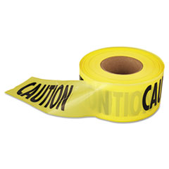 &quot;Caution&quot; Barricade Tape, 3&quot; x 1,000 ft., Yellow/Black
