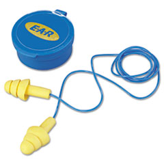 EAR UltraFit Multi-Use
Earplugs, Corded, 25NRR,
Yellow/Blue, 50 Pairs
