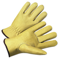 4000 Series Pigskin Leather Driver Gloves, Beige,