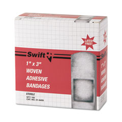 Adhesive Bandages, 1&quot; x 3&quot;,
Woven