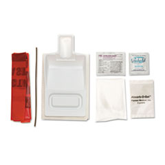 Biohazard Fluid Clean-Up Kit,
7 Pieces, Synthetic-Fabric Ba
g