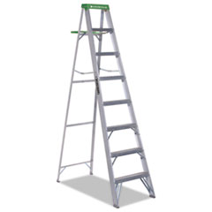 #428 Folding Aluminum Step
Ladder, 8 ft, 7-Step, Green