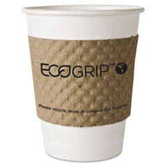 EcoGrip Hot Cup Sleeves -
Renewable &amp; Compostable,
1300/CT