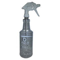 Empty Color-Coded Trigger-Spray Bottle, 32 oz,