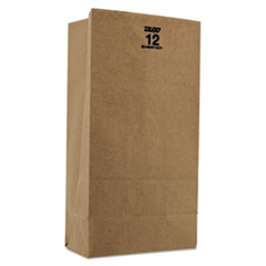 #12 Paper Grocery, 60lb
Kraft, Extra Heavy-Duty 7
1/16x4 1/2 x12 3/4, 1,000 bag
s