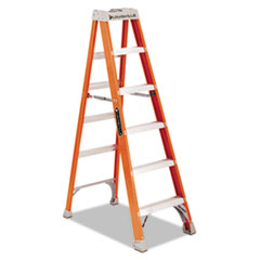 Fiberglass Heavy Duty Step Ladder, 73 3/5&quot;, 5-Step,