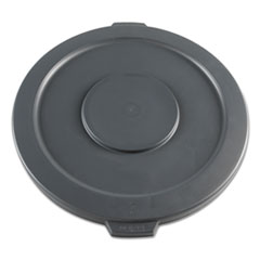 Lids for 32-Gal Waste Receptacle, Flat-Top, Round,