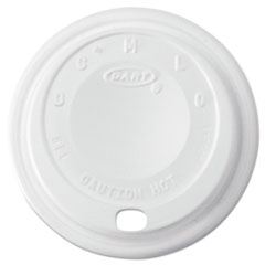 Cappuccino Dome Sipper Lids,
8-10oz Cups, White,
1000/Carton