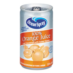 100% Juice, Orange, 5.5 oz Ca
n