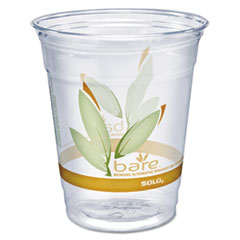 Bare Eco-Forward RPET Cold
Cups, 12-14 oz, Clear, 50/Pac
k