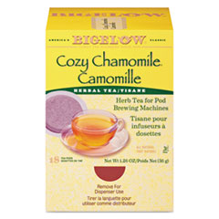 Cozy Chamomile Herbal Tea
Pods, 1.90 oz, 18/Box