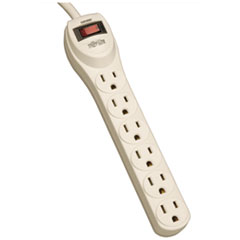Industrial Power Strip, 6
Outlets, 1 3/4 x 9 1/2 x 1/4,
4 ft Cord, Gray
