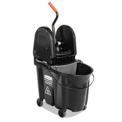 Executive WaveBrake
Down-Press Mop Bucket, Black,
35 Quart