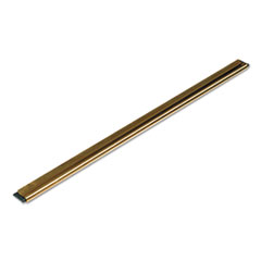Golden Clip Brass Channel
with Black Rubber Blade &amp;
Clip, 12 Inches, Straight