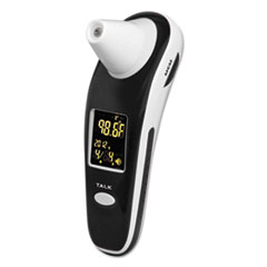 DigiScan Forehead &amp; Ear Thermometer, Black/White,