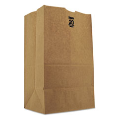 #20 Squat Paper Grocery, 50lb
Kraft, Heavy-Duty 8 1/4 x5
5/16 x13 3/8, 500 bags
