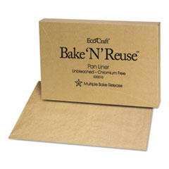 EcoCraft Bake &#39;N&#39; Reuse Pan
Liner, 16 3/8 x 24 3/8,
1000/Box