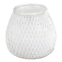 Euro-Venetian Filled Glass Candles, 60 Hour Burn, Frost
