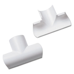 Clip-Over Equal Tee for Mini
Cord Cover, White, 2 per Pack