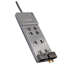 Home/Office Surge Protector, 8 Outlets, 6 ft Cord, 3990