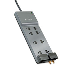 Home/Office Surge Protector, 8 Outlets, 12 ft Cord, 3390