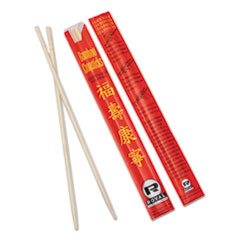 Chopsticks, Bamboo, 9&quot;, Natural, 1000/Carton