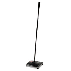 Floor &amp; Carpet Sweeper,
Plastic Bristles, 44&quot; Handle,
Black/Gray
