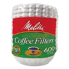 Coffee Filters, Paper, Basket Style, 8 to 12 Cups,