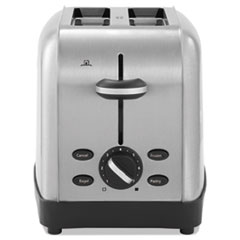 Extra Wide Slot Toaster,
2-Slice, 8 x 12 7/8 x 8 1/2,
Stainless Steel