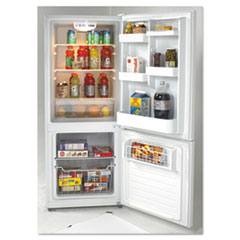 Bottom Mounted Frost-Free
Freezer/Refrigerator, 10.2
Cubic Feet, White