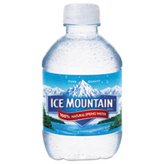 Natural Spring Water, 8 oz
Bottle, 48/Carton