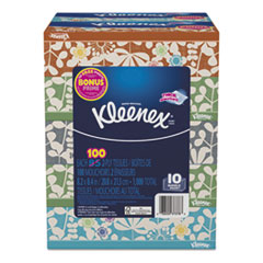 Everyday Tissues, 2 Ply, White, 85/Box, 10 Boxes/Pack,