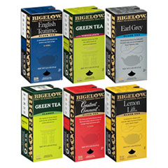 Assorted Tea Packs, Six
Flavors, 28/Box, 168/Carton