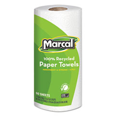 100% Recycled Roll Towels, 2-Ply, 9 x 11, 60 Sheets, 15