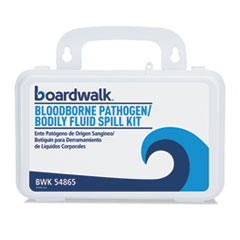 Bloodborne Pathogen Kit, 30
Pieces, 3&quot; x 8&quot; x 5&quot;, White