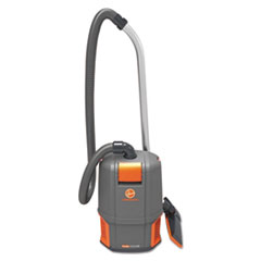 HushTone Backpack Vacuum Cleaner, 11.7 lb., Gray/Orang