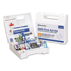 ANSI 2015 Compliant Class A+
Type I &amp; II First Aid Kit for
25 People, 141 Pieces