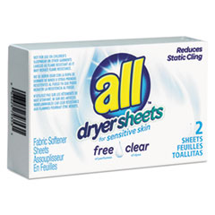 Free Clear Vend Pack Dryer Sheets, Fragrance Free, 2