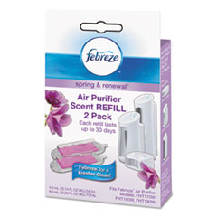 Air Purifier Refill, Spring Scent, 3 1/4 x 3/4&quot; x 5 1/2&quot;,